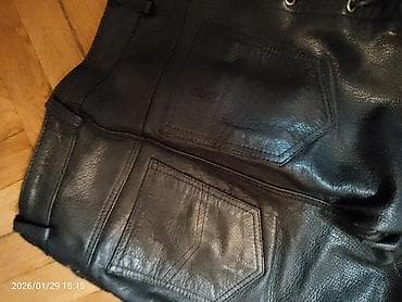 deri geyim: Şalvar, S, rəng - Qara — 4