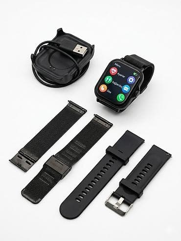 Smart saatlar: Yeni, Smart saat, Smart, Sensor ekran, rəng - Qara — 2