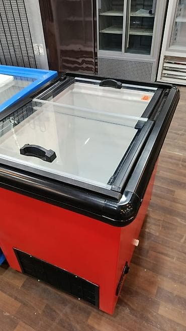 Supermarket və HoReCa üçün şüşə qapılı dondurucu vitrin (sürüşən