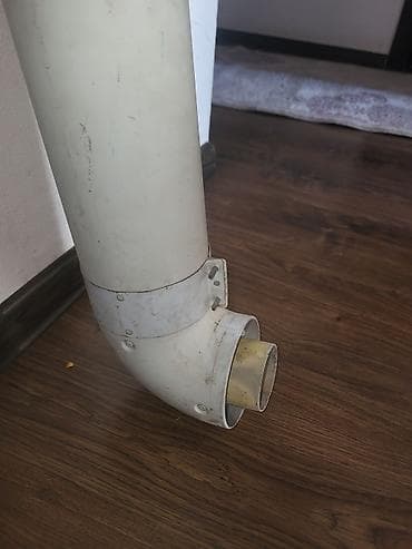 Havalandırma borusu, Qofrasız, Dəmir, İşlənmiş