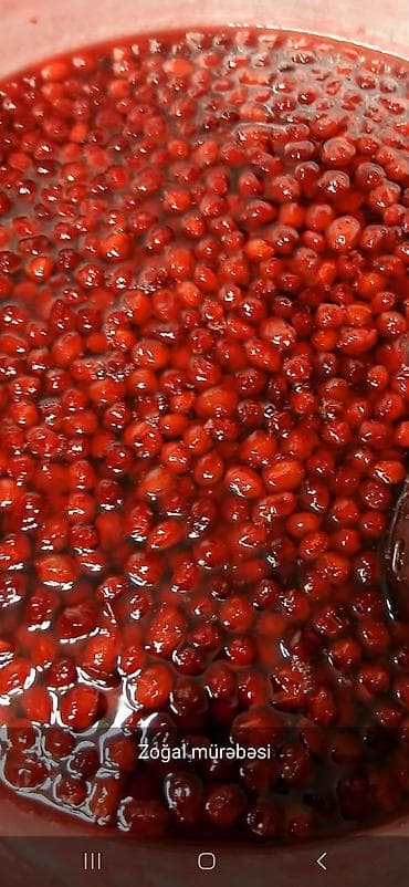təbii bal satışı: Məhsul: Zoğal və zoğal mürəbbəsi - Tərkib: təzə zoğal giləmeyvəsi — 2