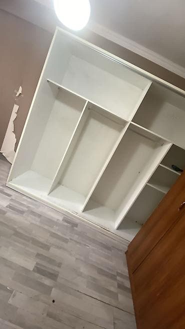 mis tava: İşlənmiş, 2 qapılı, Güzgülü, Ağ, Digər material, Kupe, Düz dolab — 3