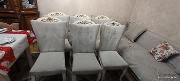 ber ber stolu: Qonaq otağı üçün, Qatlanmayan, rəng - Bej Stul — 1