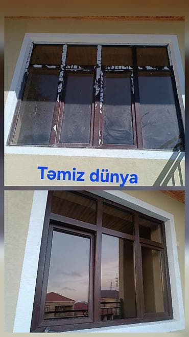 şuşə qablar: Təmizlik | Evlər | Pəncərələrin, fasadların yuyulması — 1