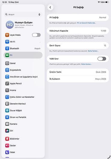 redmi note 17 pro: Apple iPad (A16) – 128 GB, Wi‑Fi Xüsusiyyətlər: - Model: iPad (A16) - — 1
