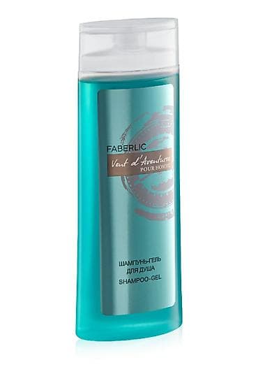 Faberlic Vent d’Aventures Pour Homme – kişi üçün 2‑də‑1 şampun-gel — 1
