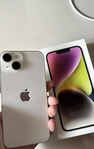 iphone x kamera: IPhone 14, 128 GB, Ağ, Face ID — 1