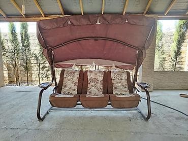 big bag: İşlənmiş, Divan-yelləncək, Zontikli, Metal — 1