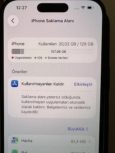 apple mac: IPhone 15, 128 GB, Qara, Face ID, Sənədlərlə — 4
