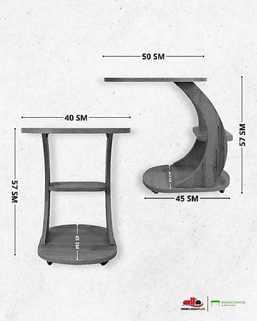 Jurnal masası, Yeni, Açılmayan, Laminat, Oval masa — 7