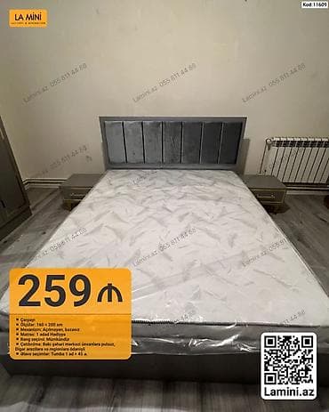 Çarpayı – La Mini - Ölçü: 160 × 200 sm - Mexanizm: Açılmayan, bazasız — 1