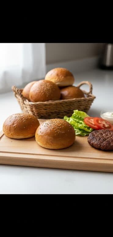 çőrək: İdeal və keyfiyyətli burger çörəkləri say çox olarsa istəyənlər üçün — 1