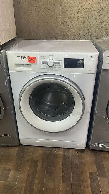Paltaryuyan maşın Whirlpool, 8 kq, Avtomat, Qurutmasız