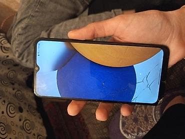 samsung note 7: Samsung Galaxy A02 S, rəng - Qara, Qırıq — 2