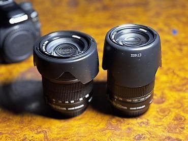 Fotokameralar: Canon EOS 80D DSLR fotoaparat + 2 ədəd Canon EF-S obyektiv dəsti — 9