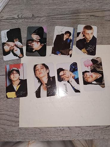 K-pop fotokart dəsti(Bang chan biraz xəsarətlidir) - Qalın, parlaq
