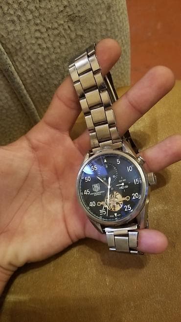 sensor saatlar: İşlənmiş, Qol saatı, Tag Heuer, rəng - Gümüşü — 1