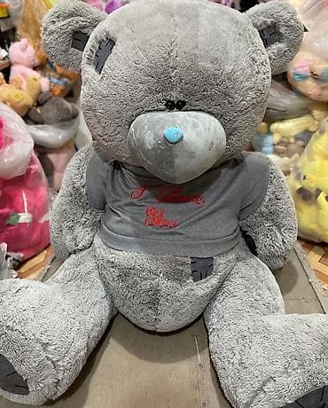 oyuncaq qız ucun: Teddy original 2 metr yep yenidir — 1