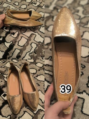 женские классические туфли на танкетке: Qadın ayaqqabıları – 2 cüt 1) Qırmızı klassik tufli - Material: zamşa — 35