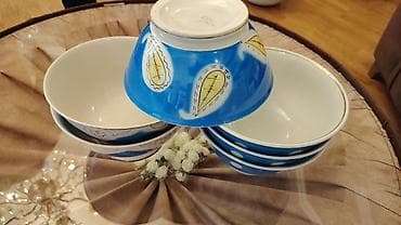 servis: Nahar dəsti, rəng - Mavi, Keramika — 3