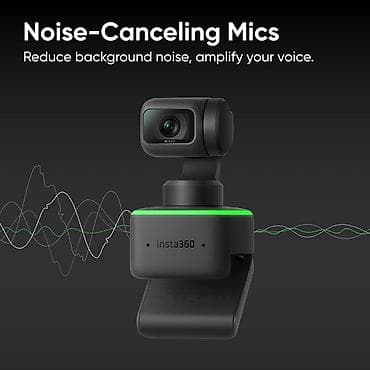 Masaüstü kompüterlər və komponentlər: Insta360 Link 4K Webcam 💠Brend: Insta360 💠Model: Link 💠Görüntü: 4K — 2