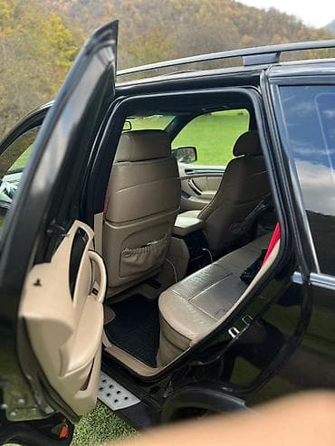 range rover satisi: BMW X5 (E53) SUV - Kuzov: qara rəng, iri 5 qapılı SUV, dam relsləri — 2