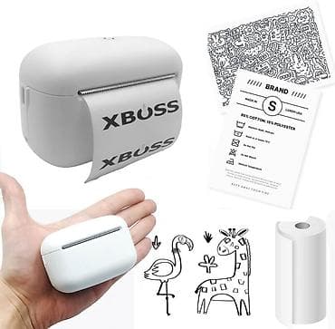 mi printer: XBOSS L2 Mini Printer – 304 DPI Bluetooth Termal Yazıcı — 1