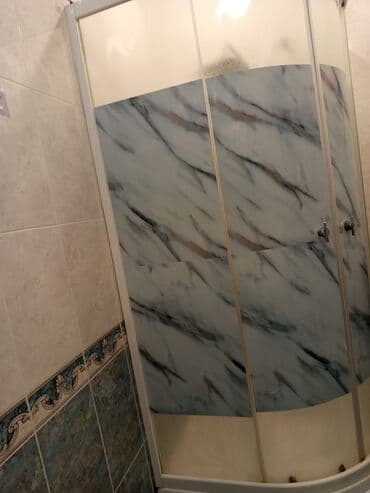 duş kabine: Dördkünc-qövs formalı duş kabinası - Forma: künc yerləşdirmə üçün — 3