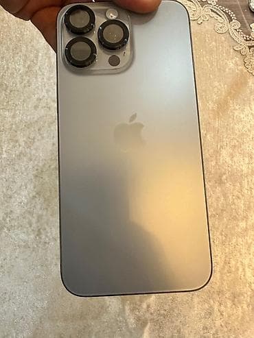 Avtoelektronika: IPhone 15 Pro Max, 256 GB, Natural Titanium, Barmaq izi, Simsiz şarj, Face ID — 3