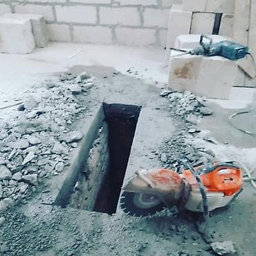 Beton kəsimi və deşilməsi xidməti - Dəqiq beton kəsimi: döşəmə, tavan