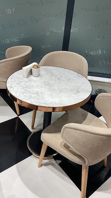 Mətbəx üçün, Açılmayan, Yumru masa, 2 stul