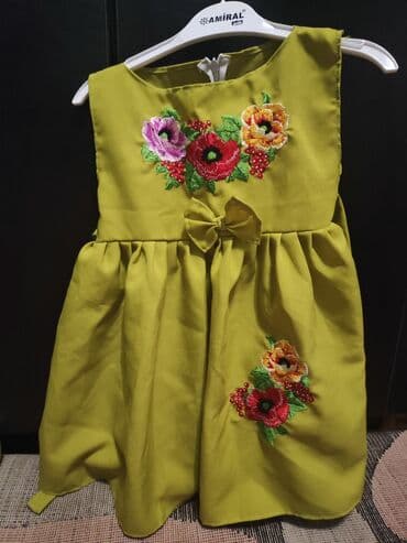 don: Uşaq geyimi – təzədir 3-5 yaşa uyğundur. - Rəng: zeytun/yaşıl ton - — 1