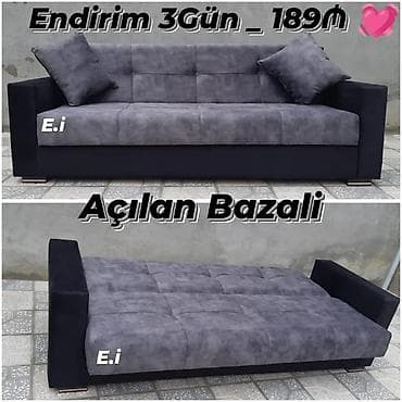 Açılan-bazalı divan - Transformasiya: asan mexanizmlə tam açılır