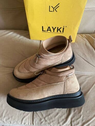 Çəkmələr: Ölçü: 40, rəng - Bej, Yeni — 4