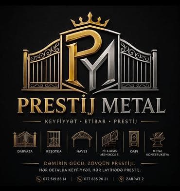 qapi demir qapi seyf qapi: Prestij Metal – metal konstruksiya və dekorativ dəmir işləri — 1
