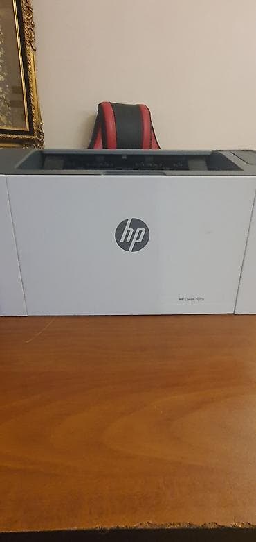 Ноутбуки: HP Laser 107a – kompakt monoxrom lazer printer. katrici təzə — 1
