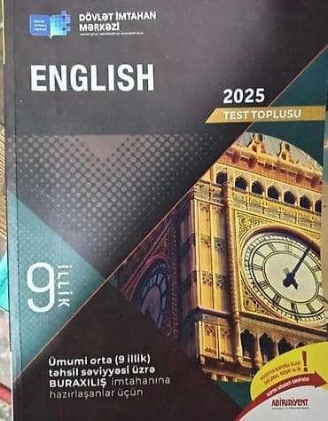 Kitablar və jurnallar: Məhsul: DİM 2025 test topluları və əlavə dərs vəsaiti (9 illik — 1