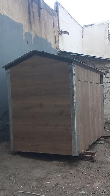 vaqon evi: Əla vəziyyətdə göyərçin evi.Uzunluğu-240sm,eni-150sm,hündürlüyü-180sm — 3
