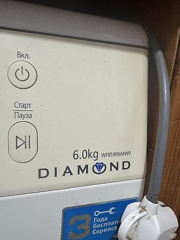 hard disk 250: Paltaryuyan maşın Samsung, 6 kq, Ehtiyat hissələri kimi, Avtomat, Qurutmasız, Ünvandan götürmə — 2