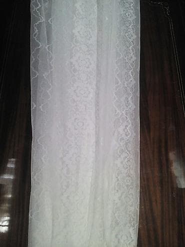 ucuz zebra perde: Işlənməmiş nemetiskil tül uzunluğu 3 metr,eni 2.55 metr bu ölçüdə 2 — 1