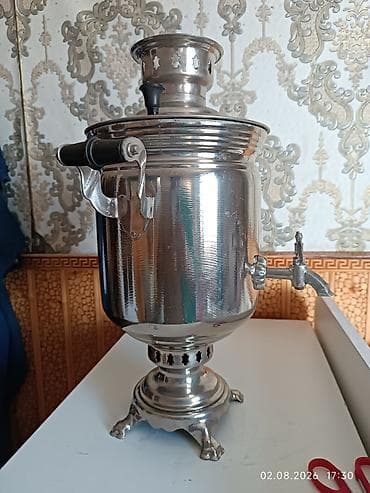 samovar satışı: 5 .litir yarim qədimi od samavari.vəziyəti.ela az işlənmişsuper — 3