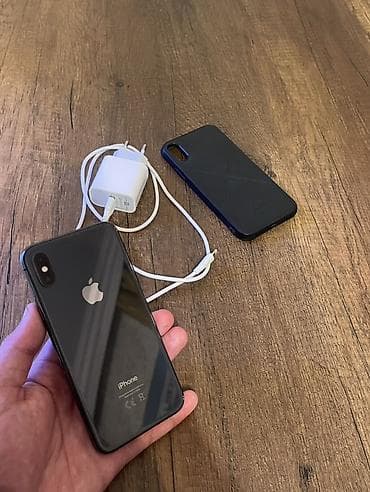 infinix hot 40 pro: IPhone X, 64 GB, Qara, Simsiz şarj — 1