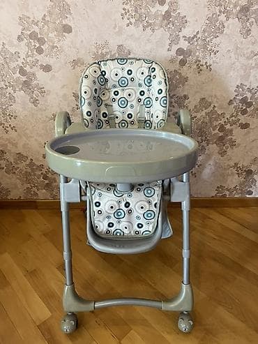 Uşaq yemək stulu - Rahat və yumşaq oturacaq: dairəvi naxışlı yastıqlı