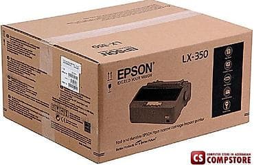 3 birinde printer: Epson LX‑350 matrisa printer - Növ: 9-pin impact/dot-matrix, dar — 1