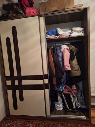 Шкафы: Б/у, Купе, 2 двери Прямой шкаф, Шифоньер — 3