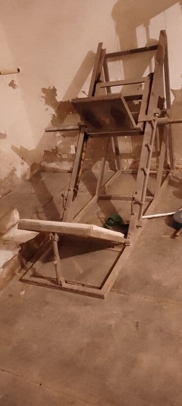 trinajor zali ucun avadanliqlar: Idman avadanlıqları paketi - Ştanq üçün skamya və dayaq: metal — 8