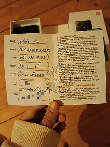 galaxy note 9: Redmi Note 13, 256 GB, rəng - Qara — 6