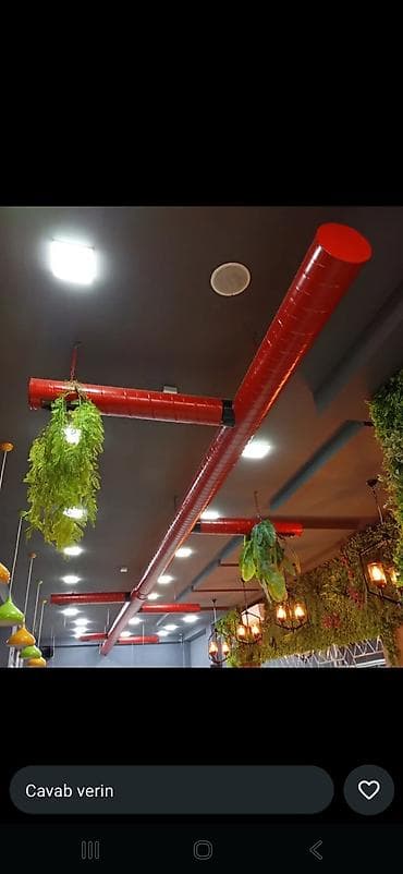 termoqaz kombi servis: Sənaye tipli hava kanalları və havalandırma xətləri – istehsal və — 3