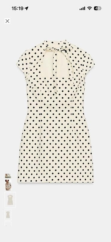 dress: Popular Zara paltari!! Qeyinilmiyib, M olcusu, orijinal qiymeti 95 azn — 2