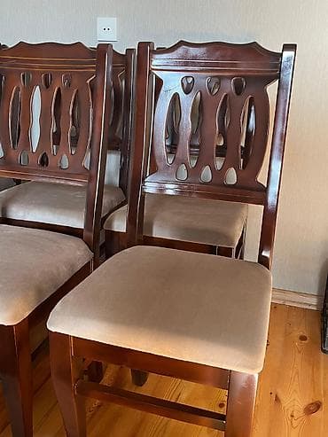 ikinci el taxt: Qonaq otağı üçün, Yeni, Qatlanmayan, rəng - Bej Stul — 3